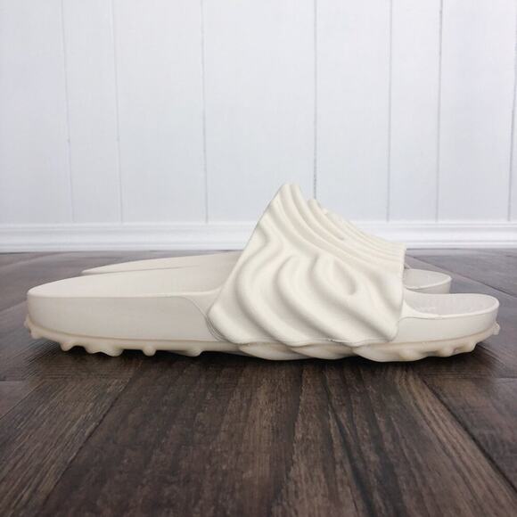 Salehe Bembury X Crocs The Pollex Slide Sandal Lightweight Size 10 Parsnip Cream - Picture 2 of 9